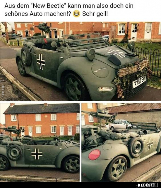 Aus dem "New Beetle" kann man also doch ein schönes Auto machen!? ☺ Sehr geil!