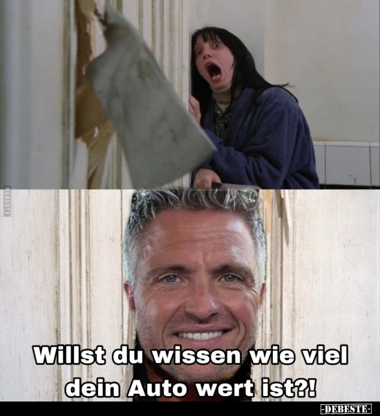 Willst du wissen wie viel dein Auto wert ist?!