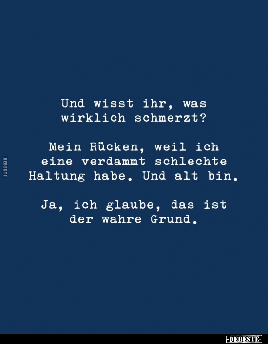 Und wisst ihr, was wirklich schmerzt?.. - Lustige Bilder | DEBESTE.de