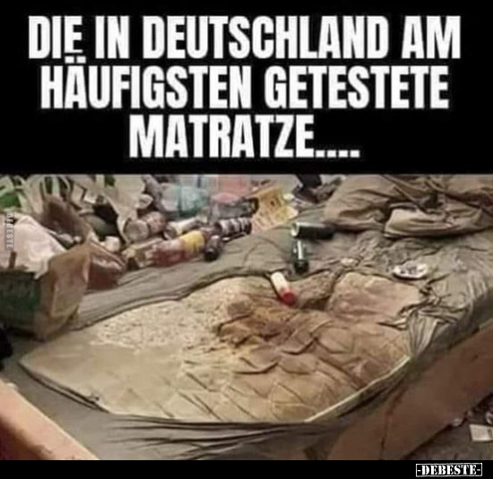 Die in Deutschland am häufigsten getestete Matratze.... - Lustige Bilder | DEBESTE.de