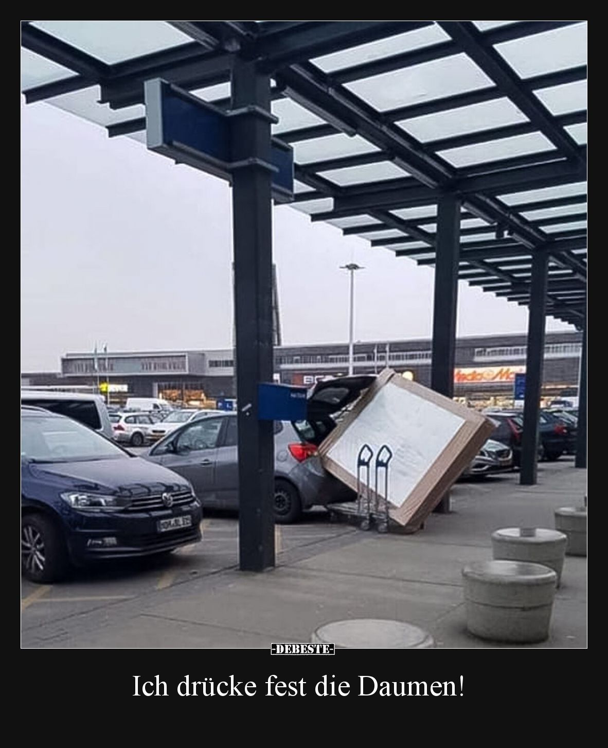 Ich drücke fest die Daumen!
