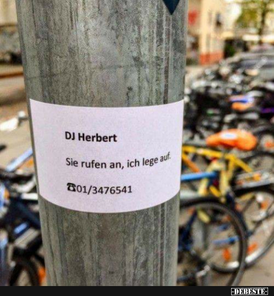 DJ Herbert.. - Lustige Bilder | DEBESTE.de