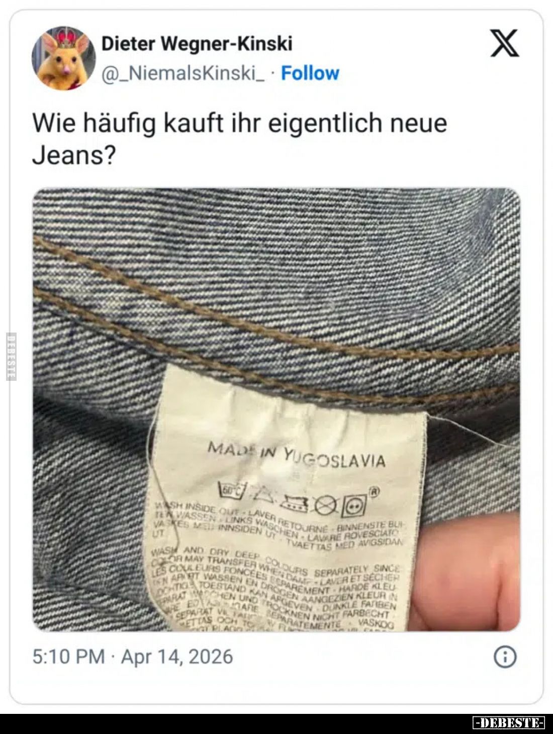 Wie häufig kauft ihr eigentlich neue Jeans?