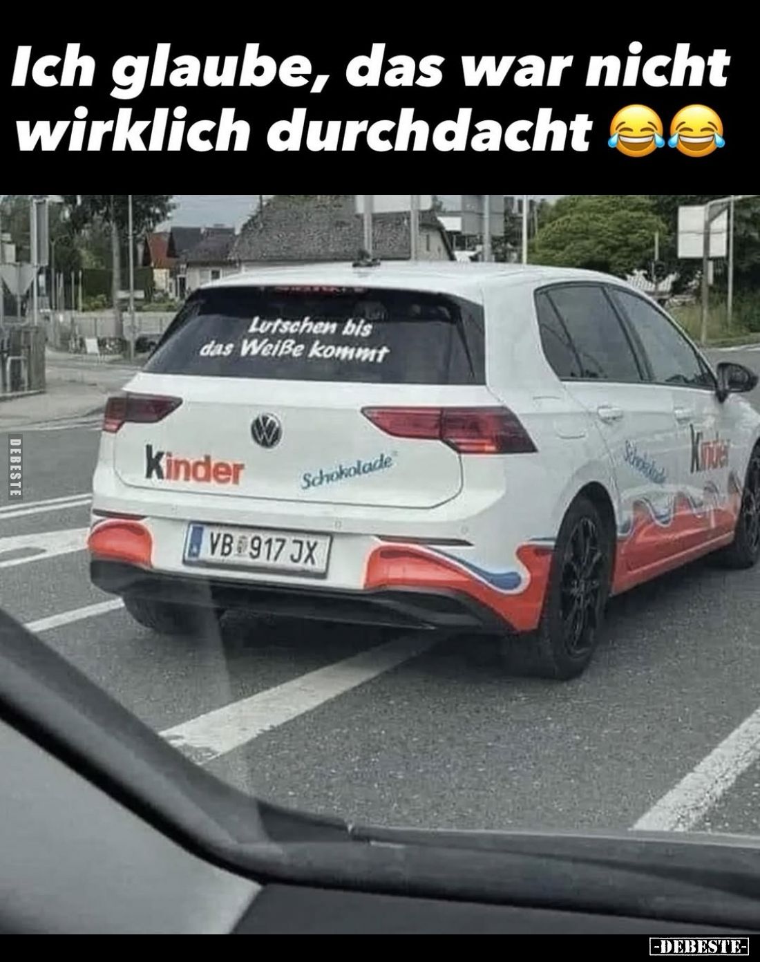 Ich glaube, das war nicht wirklich durchdacht.