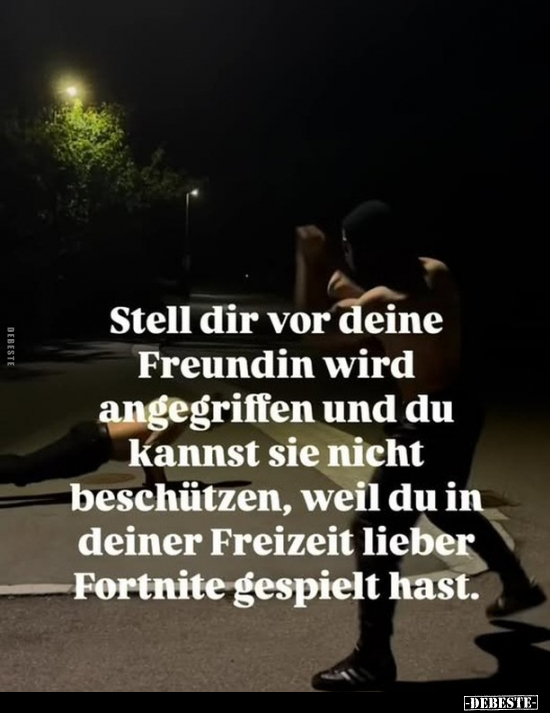 Stell dir vor deine Freundin wird angegriffen.. - Lustige Bilder | DEBESTE.de