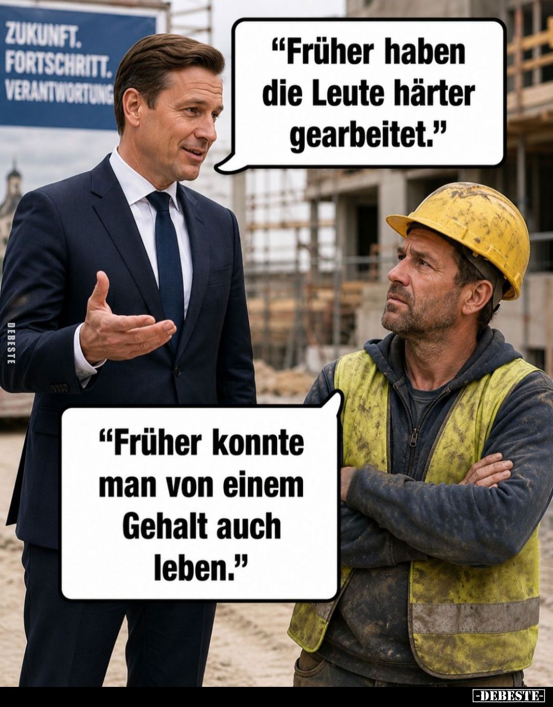 "Früher haben die Leute härter gearbeitet.".. - Lustige Bilder | DEBESTE.de