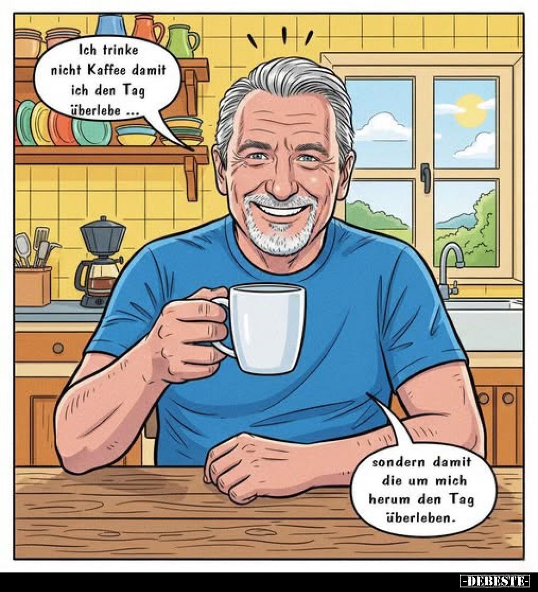 Ich trinke nicht Kaffee damit ich den Tag.. - Lustige Bilder | DEBESTE.de