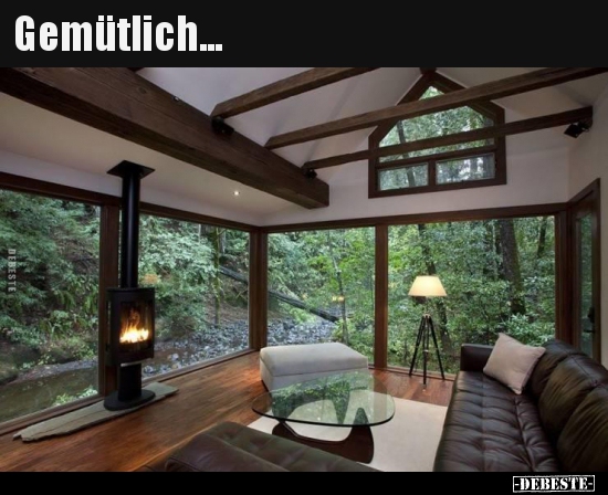 Gemütlich...