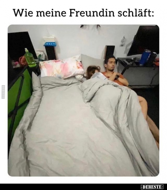 Wie meine Freundin schläft.. - Lustige Bilder | DEBESTE.de