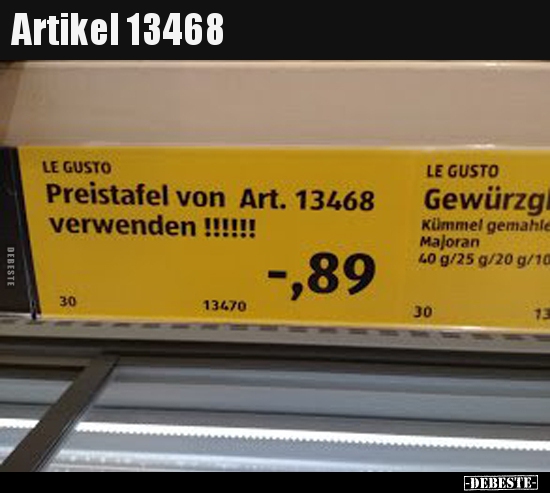 Artikel 13468.. - Lustige Bilder | DEBESTE.de