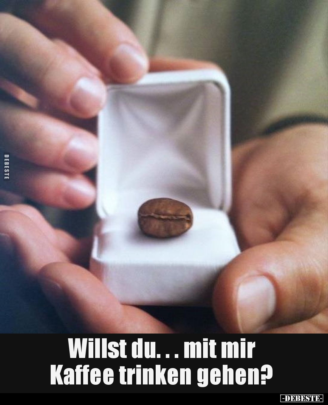 Willst du... mit mir Kaffee trinken gehen?