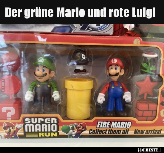 Der grüne Mario und rote Luigi.. - Lustige Bilder | DEBESTE.de