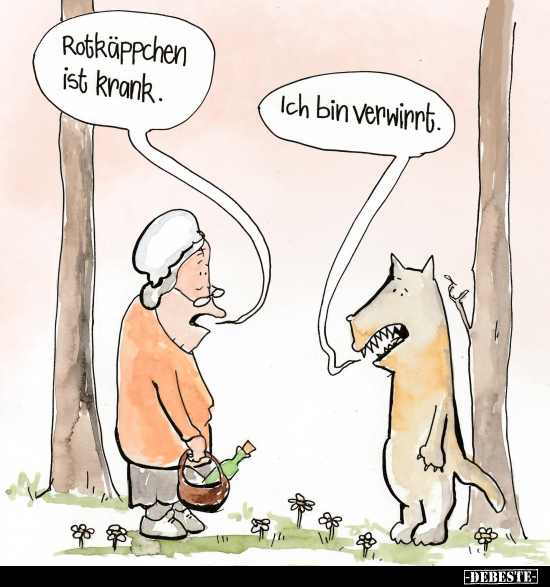 Rotkäppchen, Krank, Verwirrt