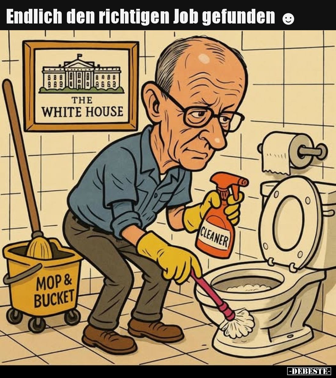 Endlich den richtigen Job gefunden.