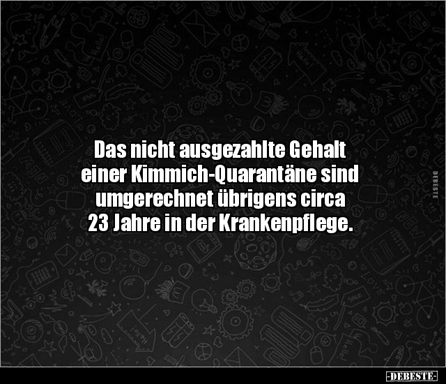 Das nicht ausgezahlte Gehalt einer Kimmich-Quarantäne sind.. - Lustige Bilder | DEBESTE.de