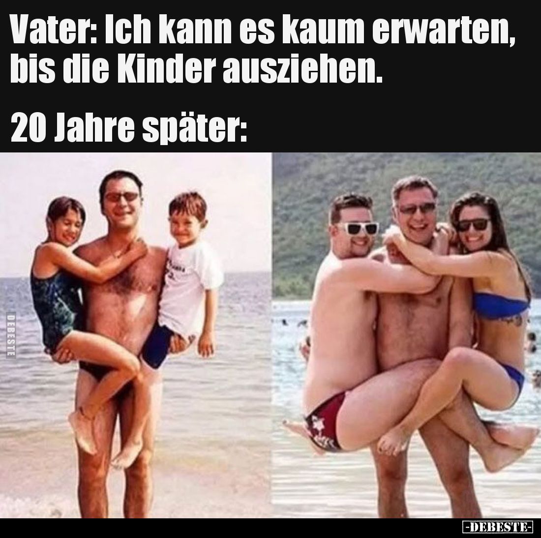 Vater: Ich kann es kaum erwarten, bis die Kinder.. - Lustige Bilder | DEBESTE.de