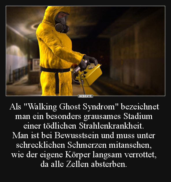 Als "Walking Ghost Syndrom".. - Lustige Bilder | DEBESTE.de