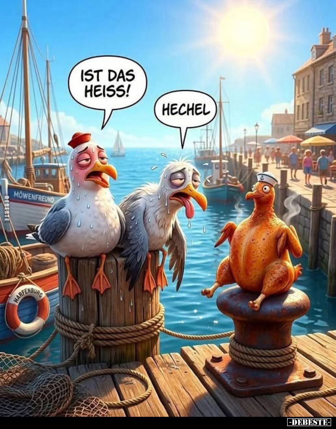 Ist das heiss!
-
Hechel