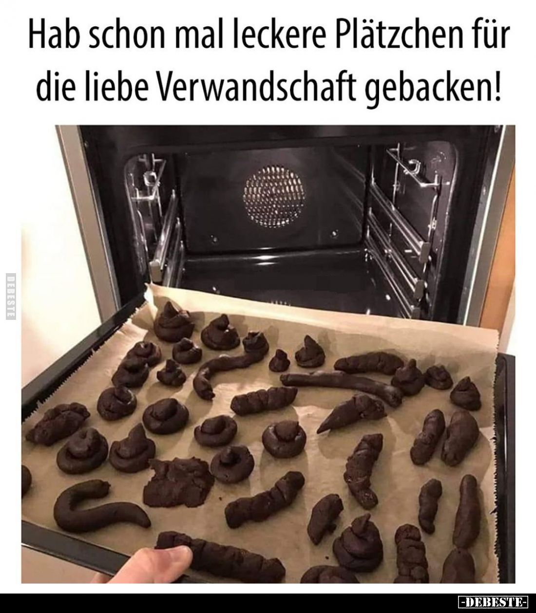 Hab schon mal leckere Plätzchen für die liebe Verwandschaft gebacken!