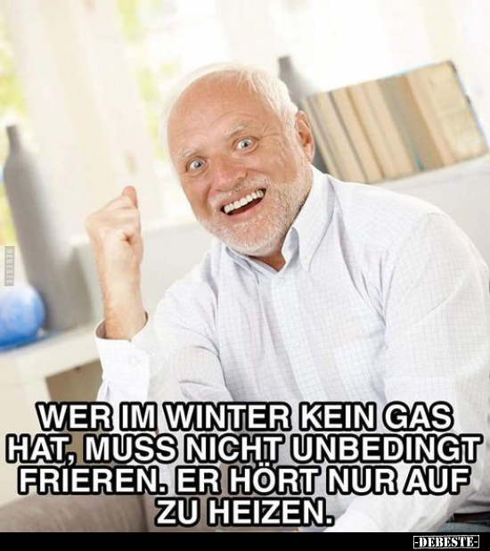 Wer im Winter kein Gas hat, muss nicht unbedingt frieren... - Lustige Bilder | DEBESTE.de