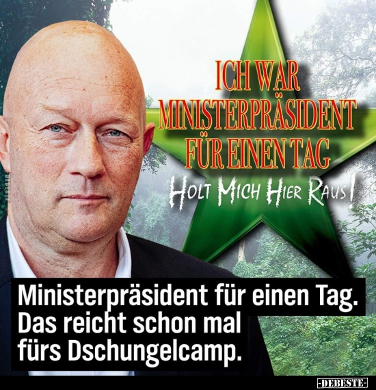 Ministerpräsident für einen Tag..