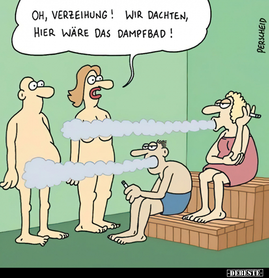 Oh, Verzeihung! Wir dachten, hier wäre das Dampfbad!.. - Lustige Bilder | DEBESTE.de