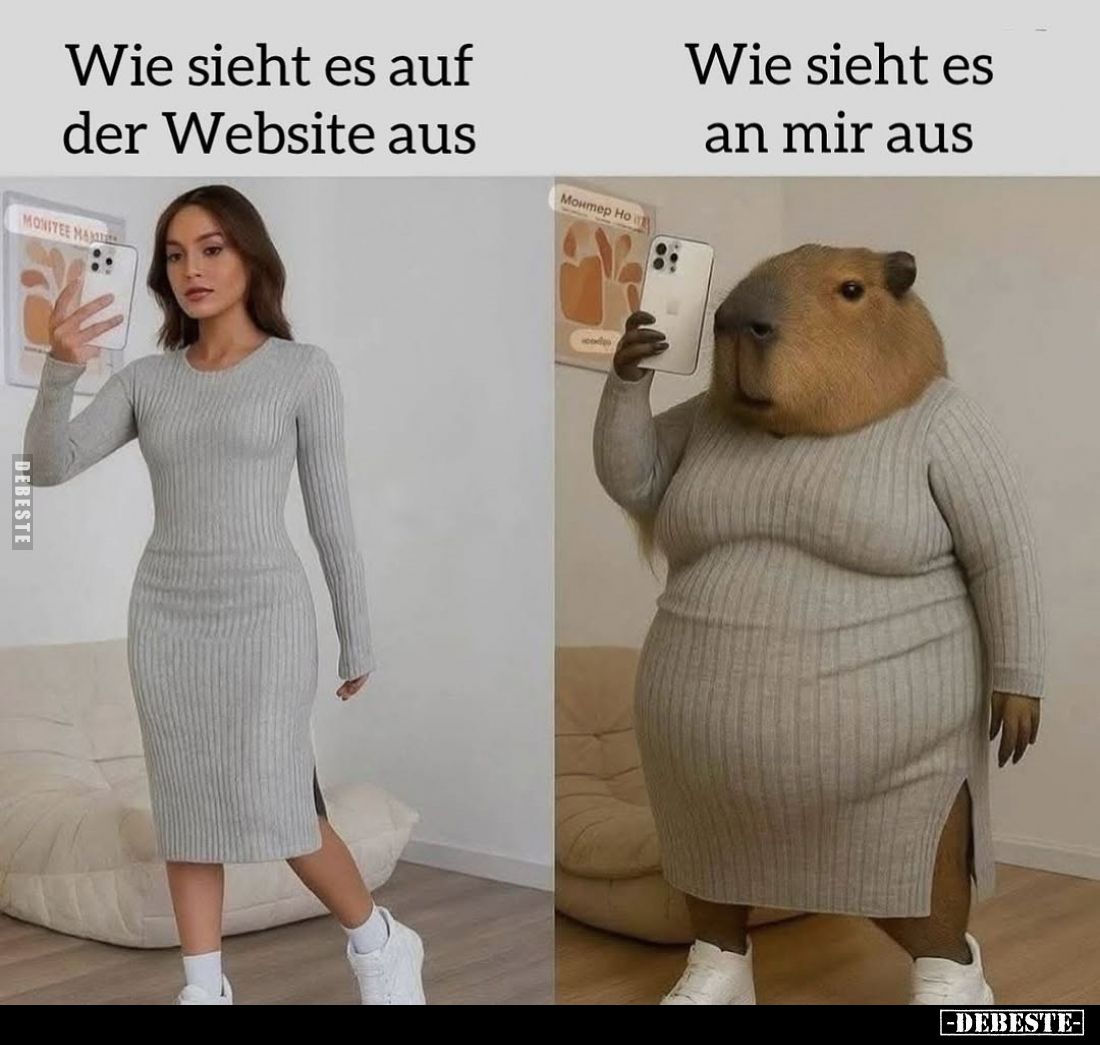 Wie sieht es auf der Website aus / Wie sieht es an mir aus