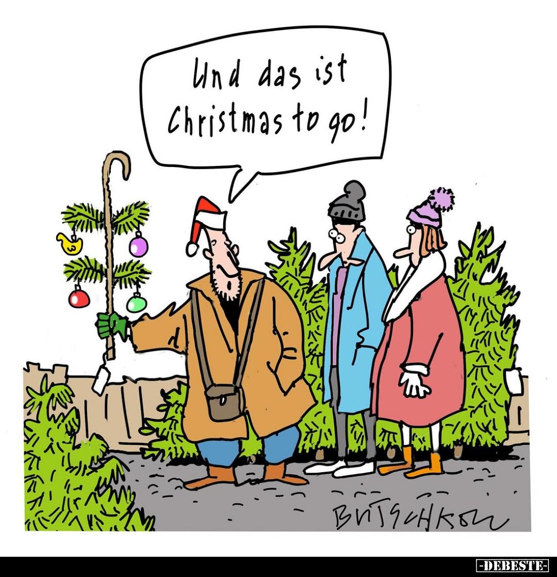 Und das ist Christmas to go!