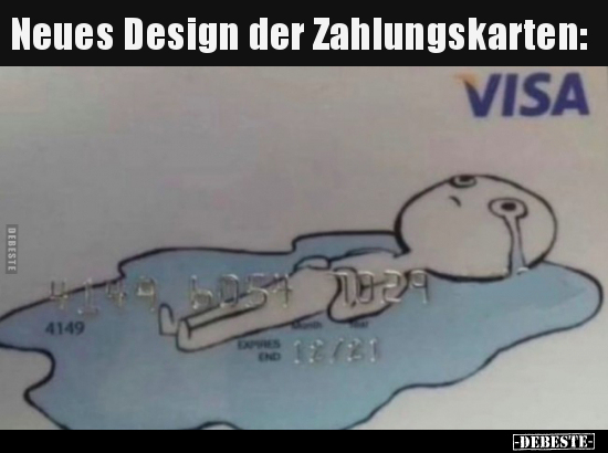 Neues Design der Zahlungskarten.. - Lustige Bilder | DEBESTE.de