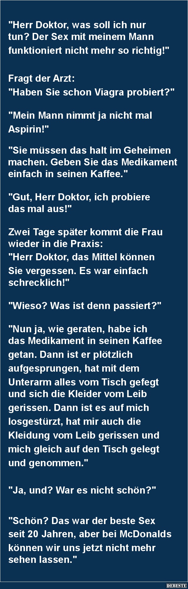 Herr Doktor, was soll ich nur tun? - Lustige Bilder | DEBESTE.de