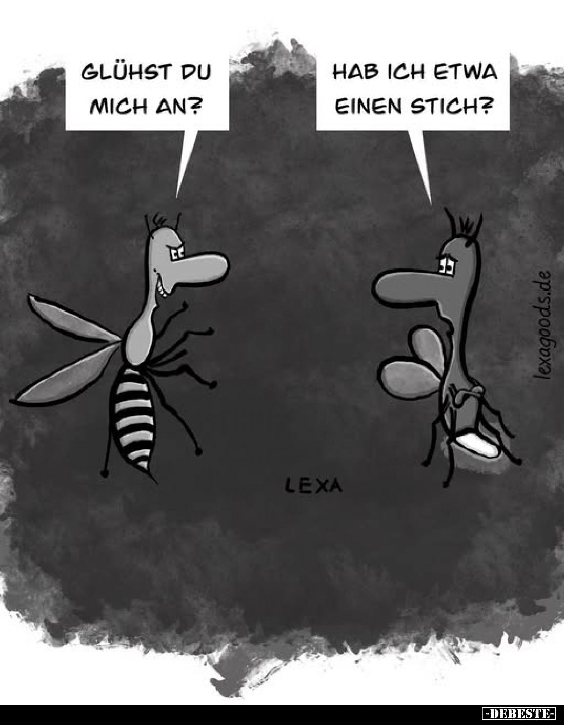 Glühst du mich an?
-
Hab ich etwa einen Stich?
