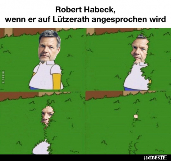 Robert Habeck, wenn er auf Lützerath angesprochen wird.. - Lustige Bilder | DEBESTE.de