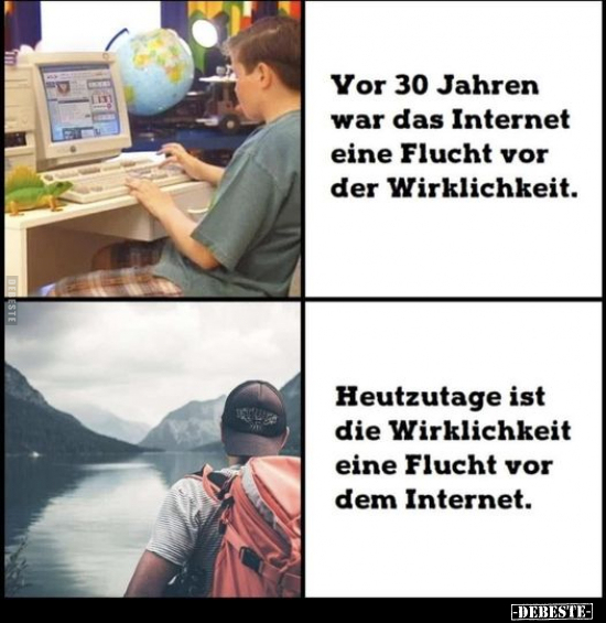 Vor 30 Jahren war das Internet eine Flucht.. - Lustige Bilder | DEBESTE.de