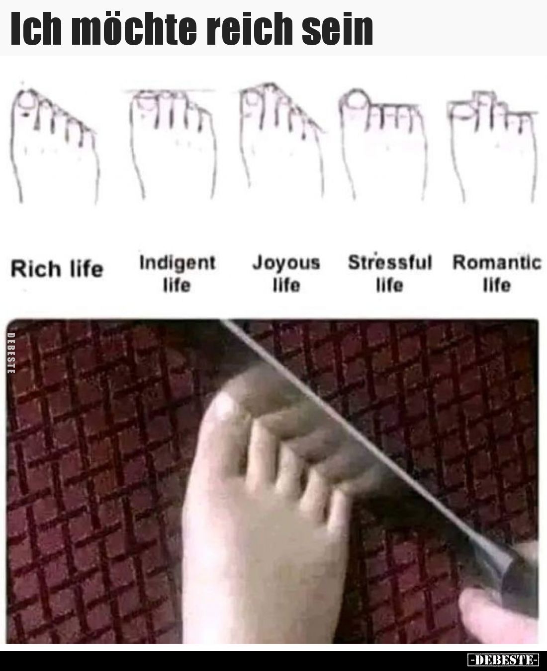 Ich möchte reich sein
