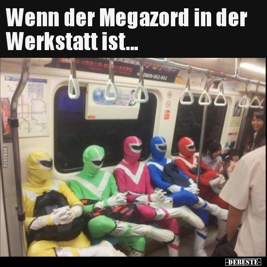 Wenn der Megazord in der Werkstatt ist... - Lustige Bilder | DEBESTE.de