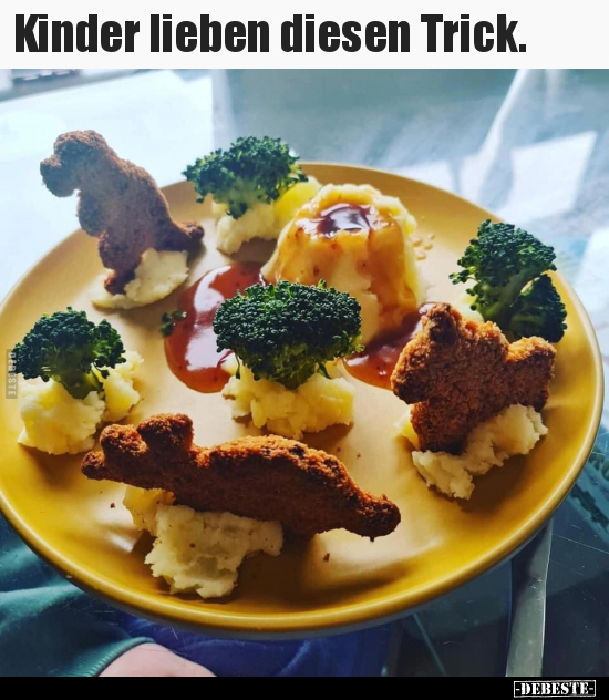 Kinder lieben diesen Trick...