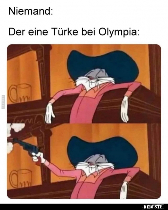 Niemand: - Der eine Türke bei Olympia.. - Lustige Bilder | DEBESTE.de