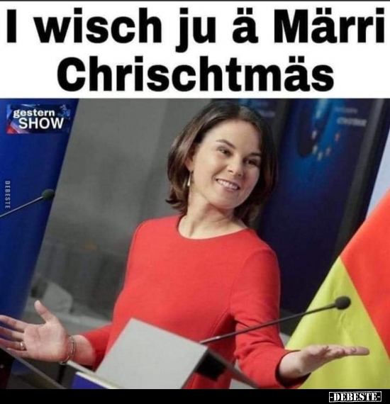I wisch ju ä Märri Chrischtmäs