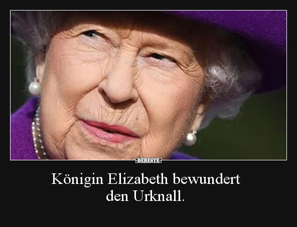 Königin Elizabeth bewundert den Urknall... - Lustige Bilder | DEBESTE.de