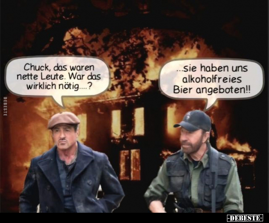 Chuck, das waren nette Leute.. - Lustige Bilder | DEBESTE.de