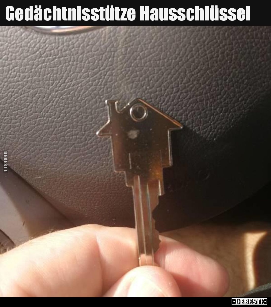 Gedächtnisstütze Hausschlüssel..