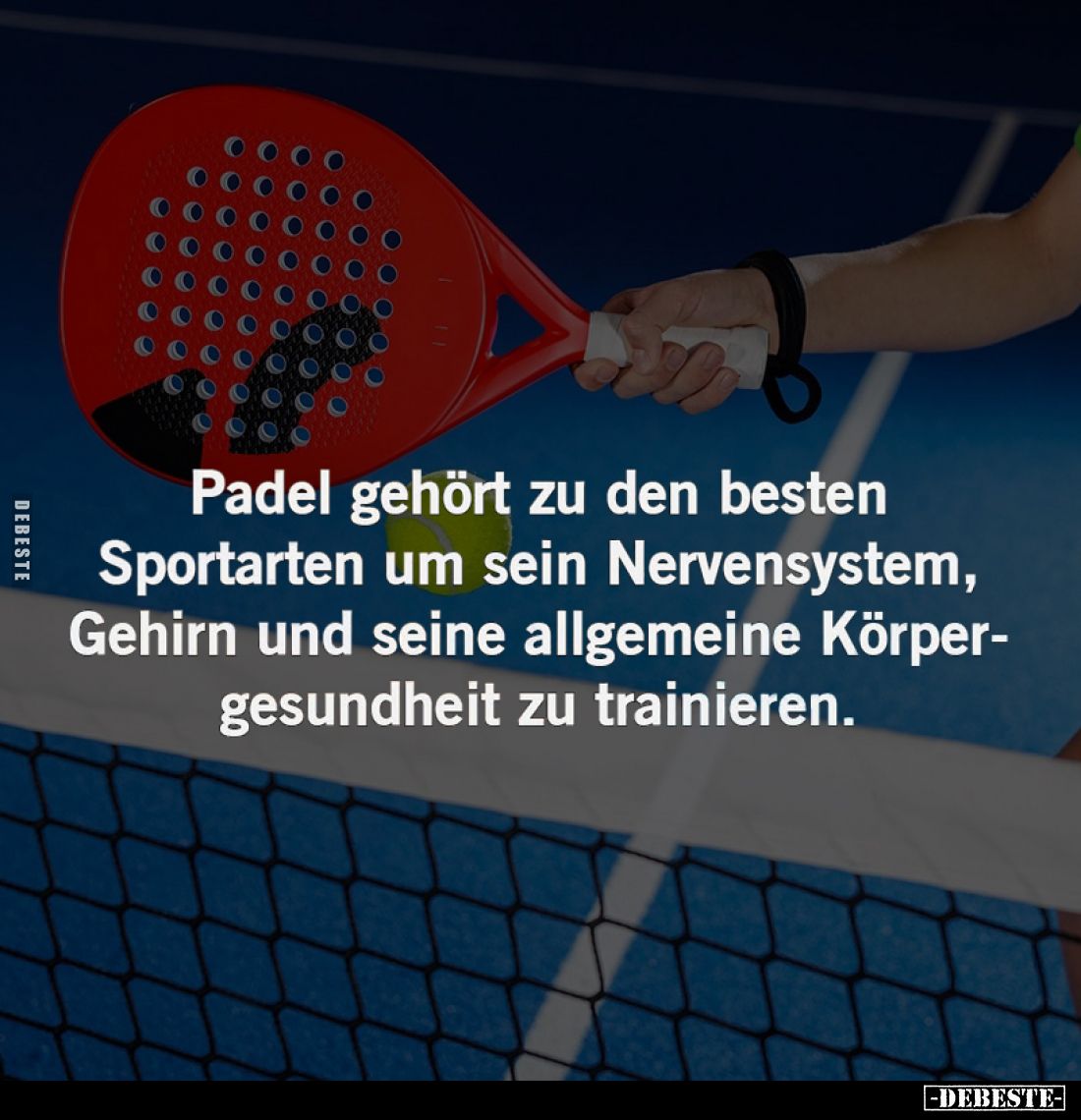 Padel gehört zu den besten Sportarten um sein Nervensystem, Gehirn und seine allgemeine Körpergesundheit zu trainieren.