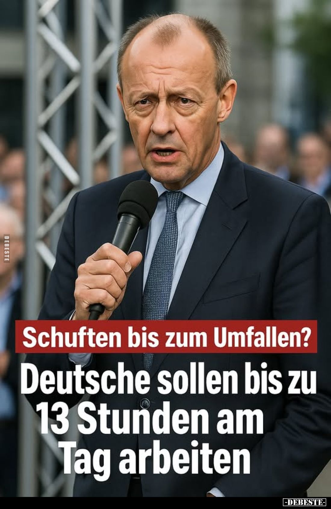 Schuften bis zum Umfallen?
Deutsche sollen bis zu 13 Stunden am Tag arbeiten.