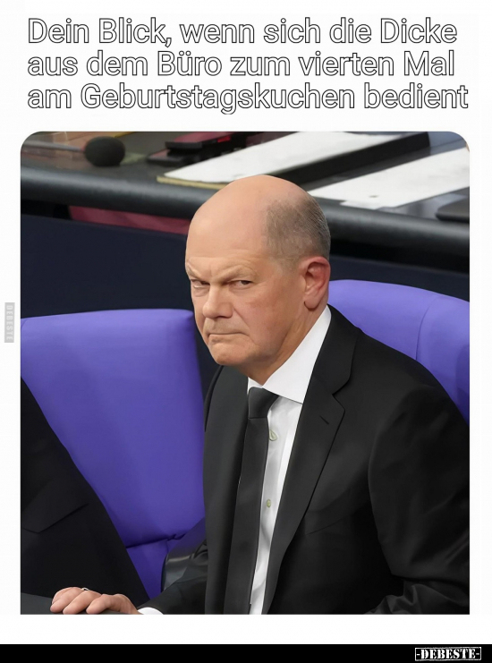 Wenn, Dicke, Büro, Geburtstagskuchen