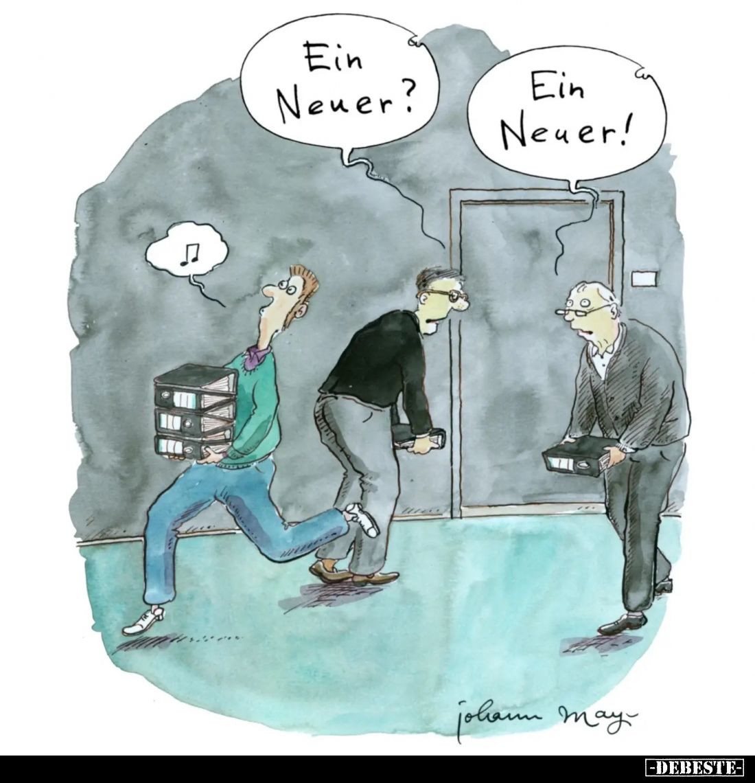 Ein Neuer? -
Ein Neuer!