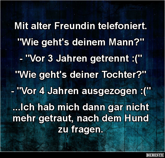 Mit alter Freundin telefoniert.. - Lustige Bilder | DEBESTE.de