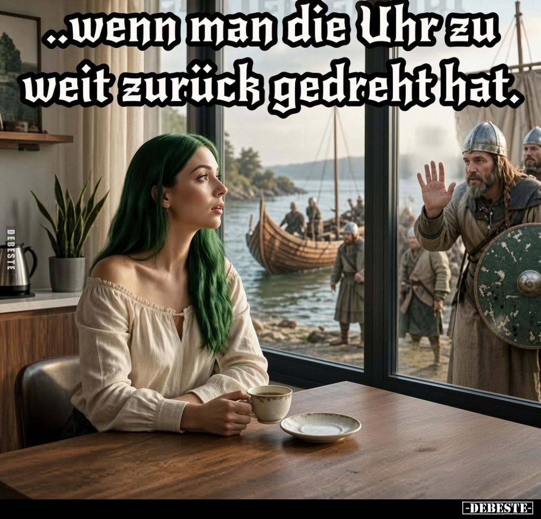 Wenn man die Uhr zu weit zurück gedreht hat.