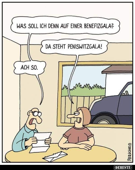 Was soll ich denn auf einer Benefizgala?..