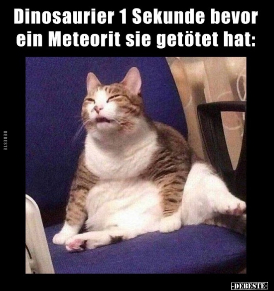 Dinosaurier 1 Sekunde bevor ein Meteorit sie getötet hat: - Lustige Bilder | DEBESTE.de