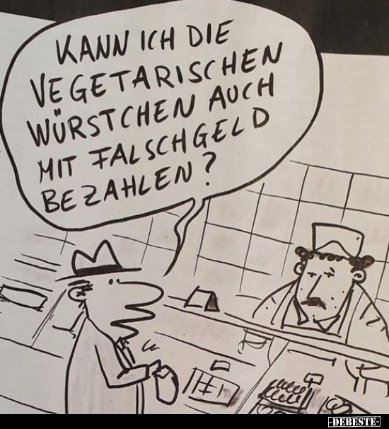 Vegetarisch, Zahlen, Geld, Würstchen, Bezahlen